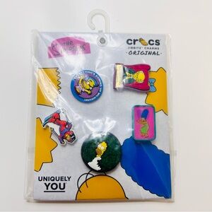 NEW Crocs Jibbitz Charms 5-Pack - The Simpsons Meme Pack - Homer, Bart, Milhouse